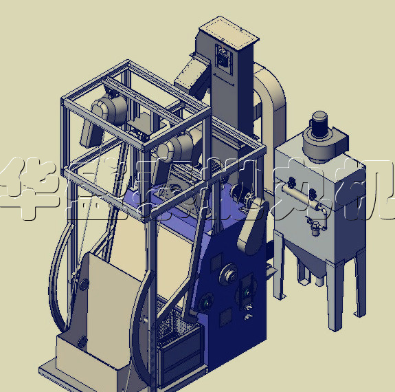 履帶式拋丸機結構圖