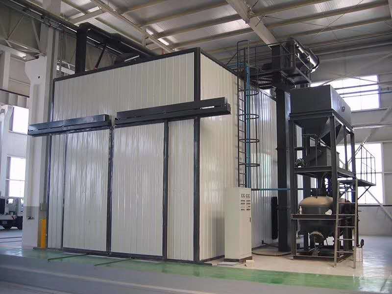 泰安噴砂房調試完畢 泰安噴砂房調試完畢