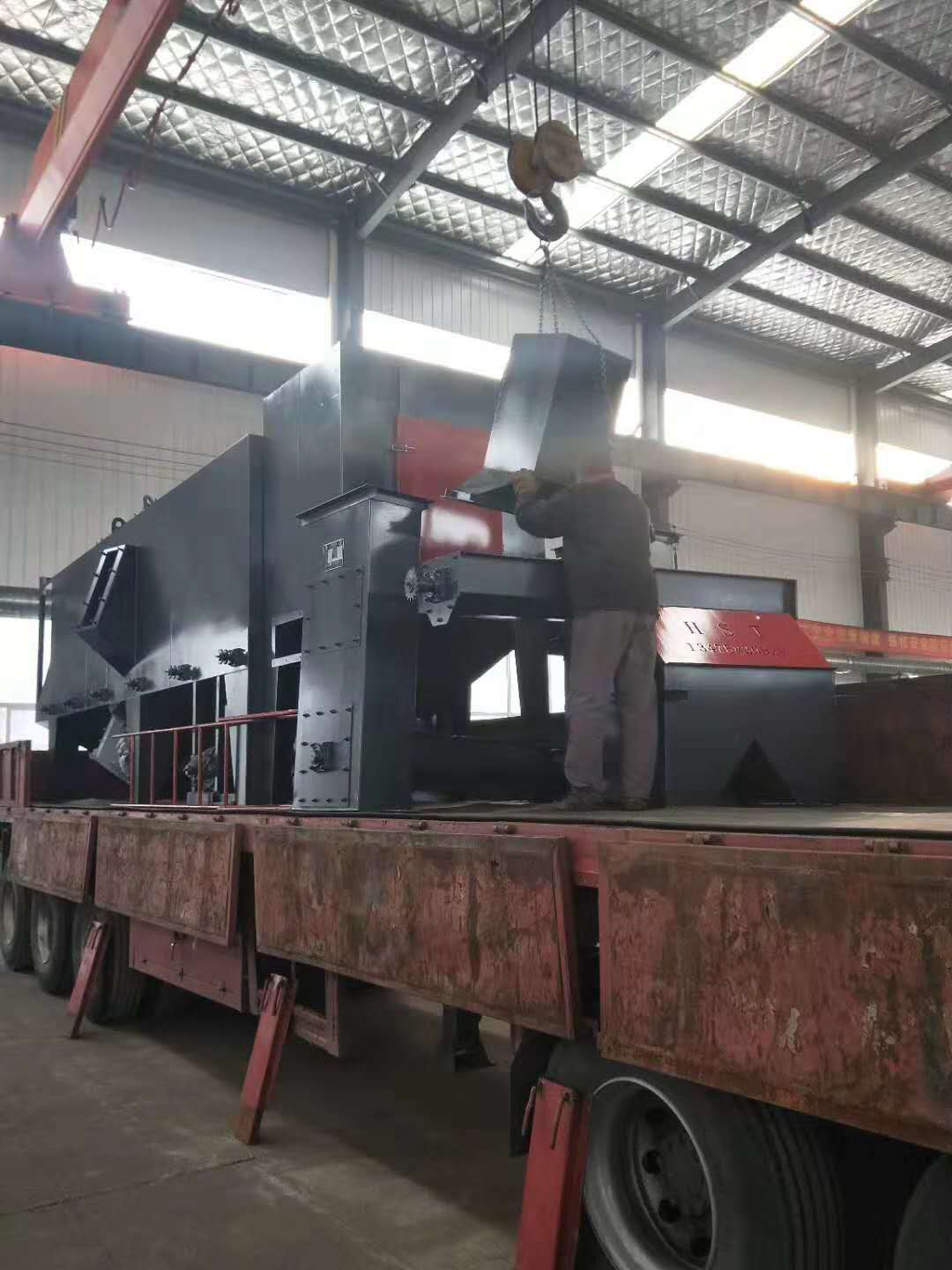 q6912通過式拋丸機發往煙臺